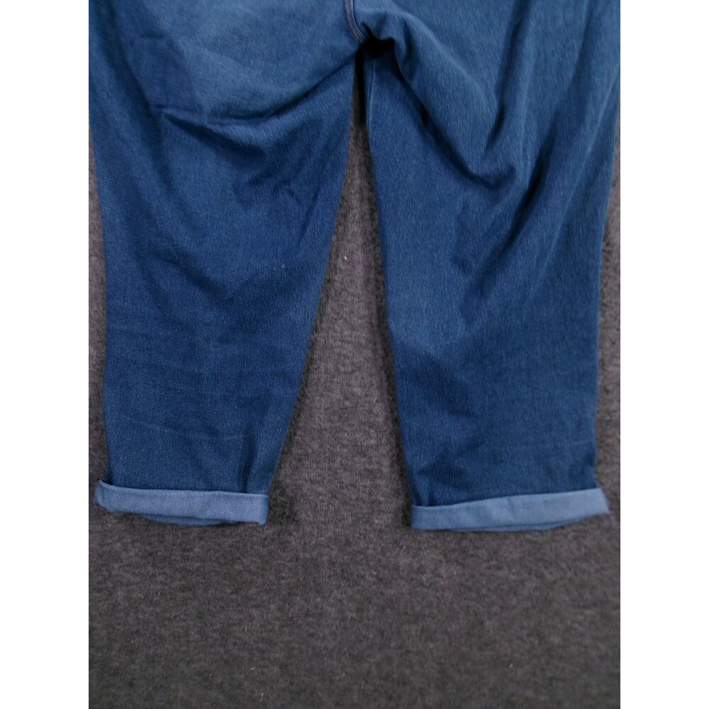Terra Sky Jeans Women 0X Blue Pull On Capris Medium Wash Classic Cuffed Summer - Picture 13 of 14